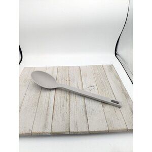 Room Essentials Plastic Solid Spoon Gray 13"